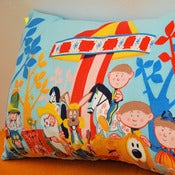 Image of Coussin "le manège enchanté"