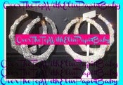 Image of ♥crystallized Both Sided♥ ♥Bamboo Earrings♥