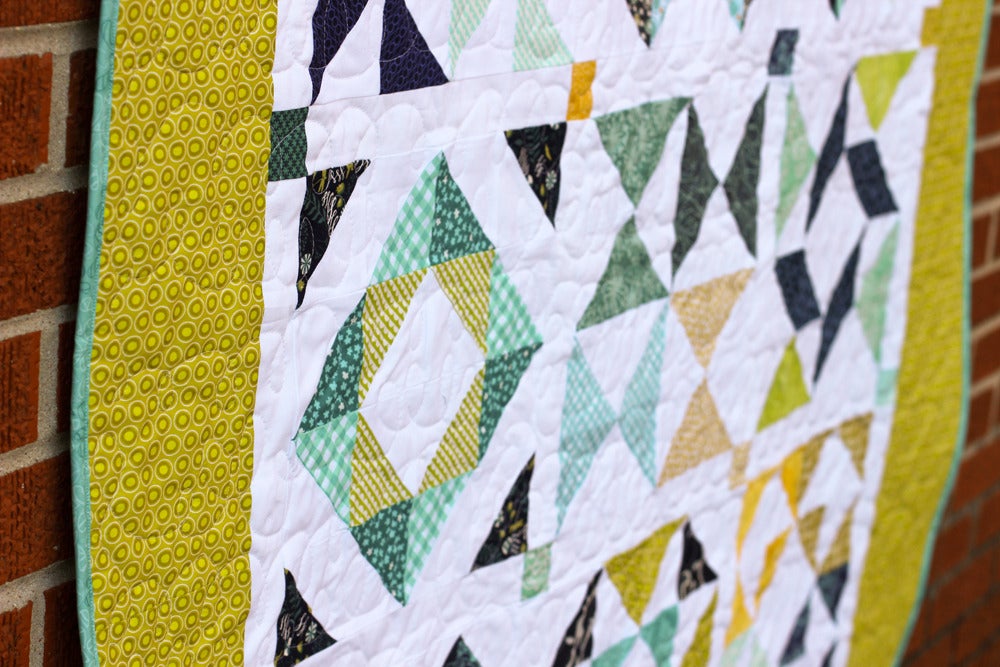 Image of Half-Square Triangle Sampler Quilt PDF Pattern