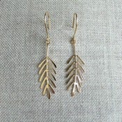 Image of spruce earrings - vermeil