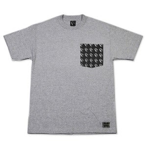 Image of Patterned Pocket T-Shirt in Heather