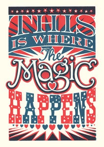 Image of MAGIC (screen print)