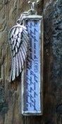 Image of Wings like Eagles | Soldered Glass Pendant 