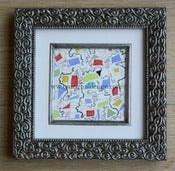 Image of Original art - abstract watercolor and pencil V