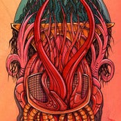 Image of RED BOTTOM FEEDER - 8"x10" PRINT