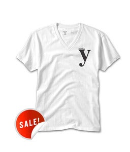 Image of a,e,i,o,u | V-NECK | WHITE