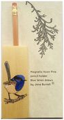 Image of Art on wood - pencil holder