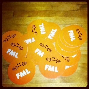 Image of FML 2.0 Stickers by Abe Lincoln Jr.