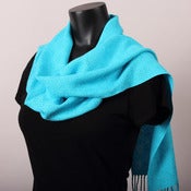 Image of Turquoise Lace Scarf