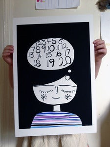 Image of DREAMING NUMBERS PRINT