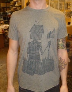 Image of Reluctant Woodsman Shirt - Heather Army Green