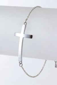 Image of Side Cross Necklace