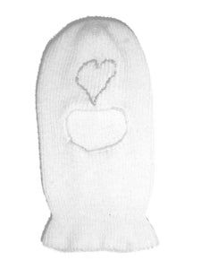 Image of HEARTSCHALLENGER MASK // (WHITE) BALACLAVA