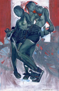 Image of "Tasha's lovely bike" original artwork