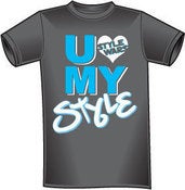 Image of "U LUV MY STYLE" Men's: Charcoal