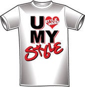 Image of "U LUV MY STYLE"  Men's: White