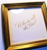 Image of Pies - Gold leaf