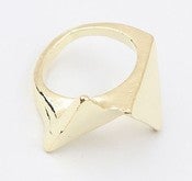 Image of Pyramid Gold Ring