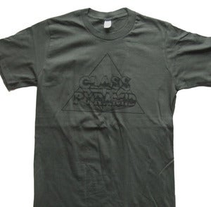 Image of GLASS PYRAMID T-SHIRT / DARK GREY
