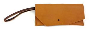 Image of WHAT? wristlet (caramel)
