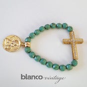 Image of PULSERA CRUZ DORADA 