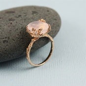 Image of Nature Rose Quartz Ring