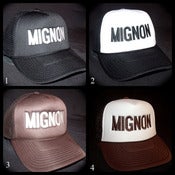 Image of BLACK/BROWN Trucker Hat