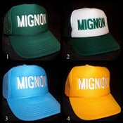 Image of GREEN/SKYBLUE/YELLOW Trucker Hat