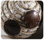 Image of Coconut Earrings