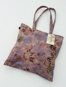 Image of S O L D-- hand bleached canvas tote