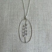 Image of seeds necklace - sterling