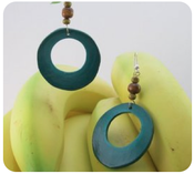 Image of Teal Seed Hoops