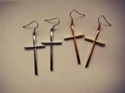 Image of Big Cross Earrings