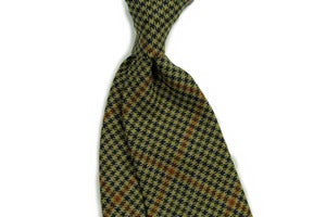 Image of Brown and Navy Shepherd's Check
