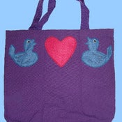 Image of birdy love tote