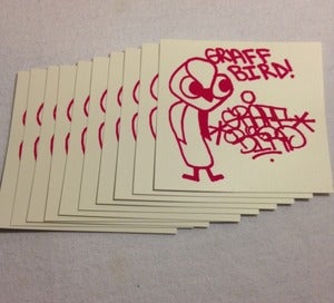 Image of Graff Bird Stickers 10 Pack