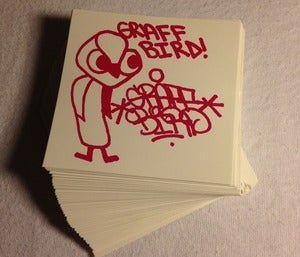 Image of Graff Bird Stickers 50 Pack