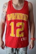 Image of Red Basketball Singlet