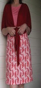 Image of Apricot Linen Skirt
