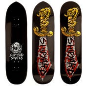 Image of Shipyard Skates "Skulls and Sword" Deck