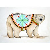 Image of Polar Bear Painting