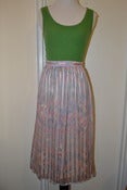 Image of Watercolor Silk Skirt (vintage)