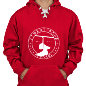 Image of Emblem Laced Hoodie (more colors avail.)