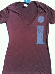 Image of i - triblend v-neck - amethyst
