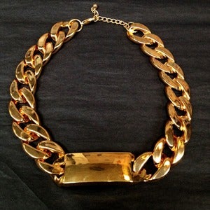 Image of I.Love I.D Cuban Link Choker Necklace