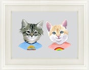 Image of Wonder Kittens print by Ryan Berkley 