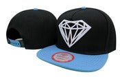 Image of NEW! Diamond Supply Co. Brilliant Snapback Hat Collection (Black/Azure)