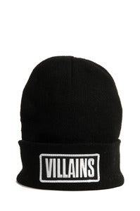 Image of VILLAINS BEANIE BLACK