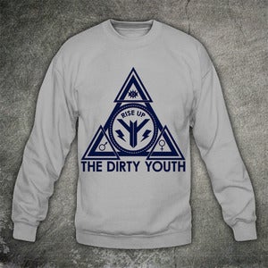 Image of Pyramid Jumper Blue on Grey  **NEW**