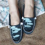 Image of Ocean Blue Fish Moccasin